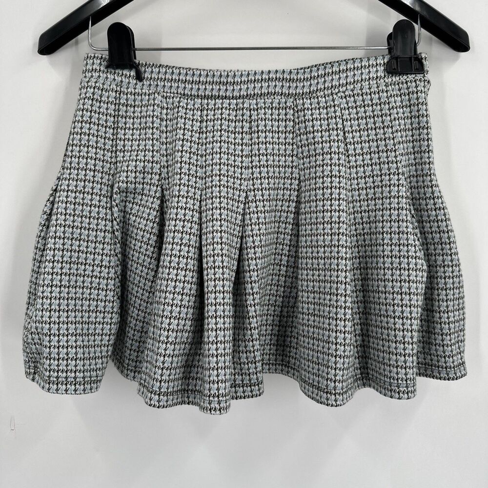 Altard State Large Micro Mini Skirt Knit Pleated Schoolgirl Preppy Y2K 90s